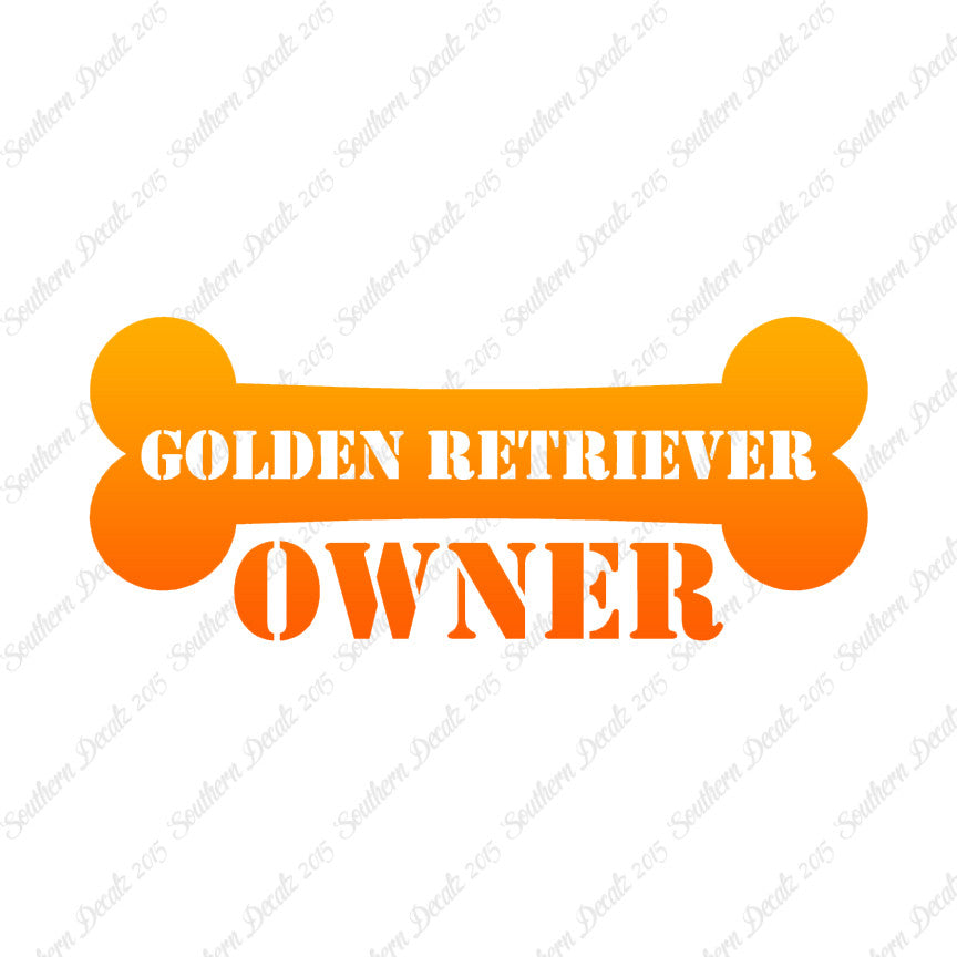 Golden Retriever Dog Owner Bone