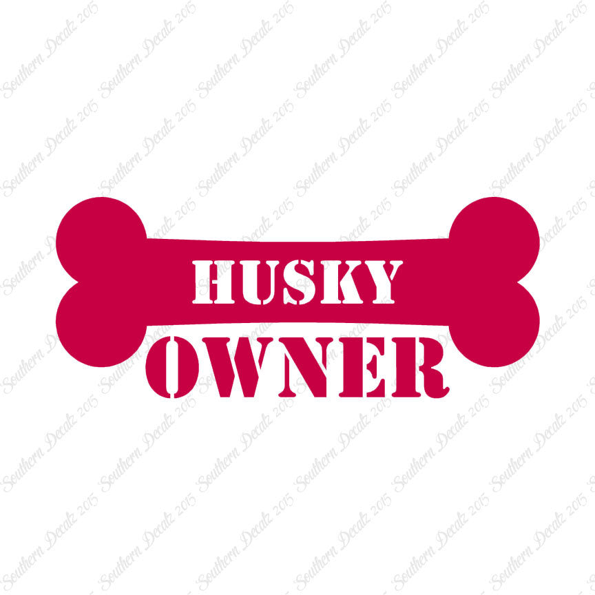 Husky Dog Owner Bone
