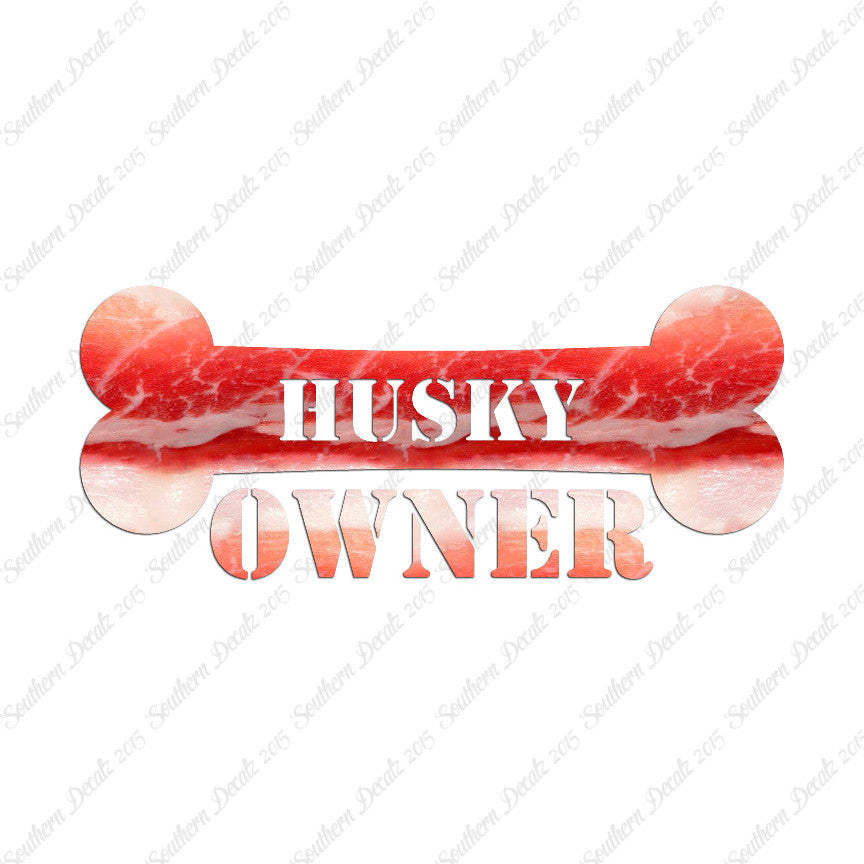 Husky Dog Owner Bone