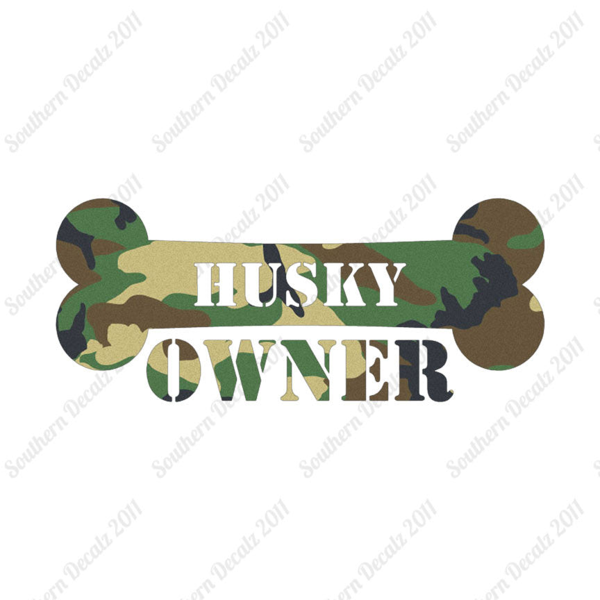 Husky Dog Owner Bone
