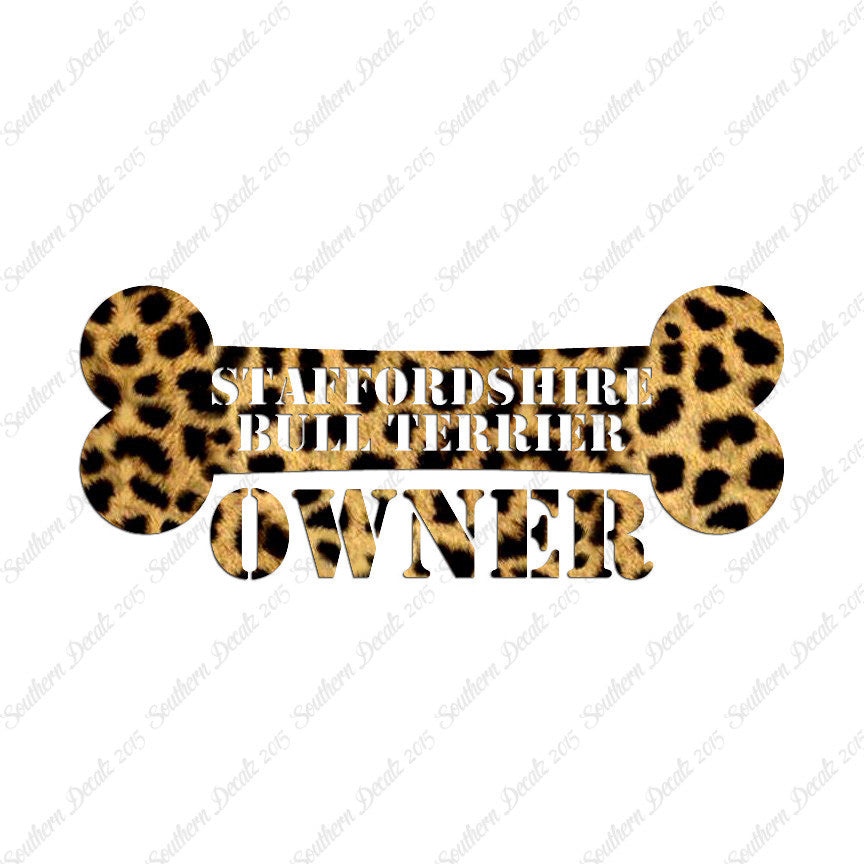 Staffordshire Bull Terrier Dog Owner Bon