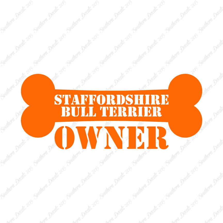 Staffordshire Bull Terrier Dog Owner Bon