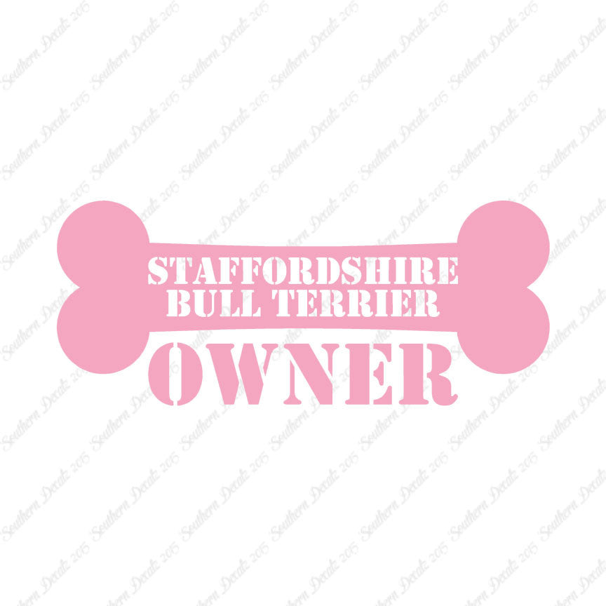 Staffordshire Bull Terrier Dog Owner Bon