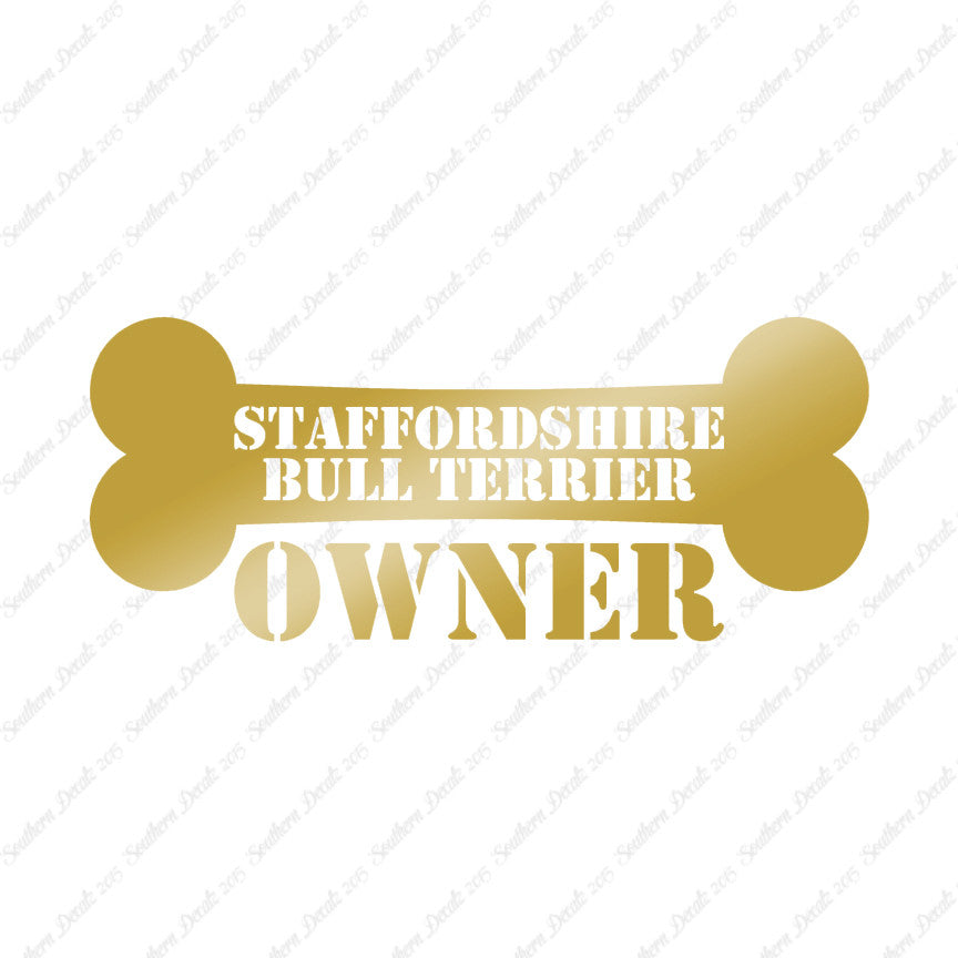 Staffordshire Bull Terrier Dog Owner Bon