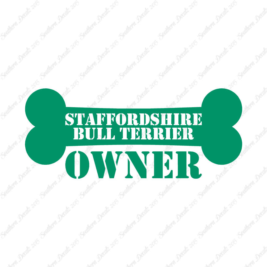 Staffordshire Bull Terrier Dog Owner Bon