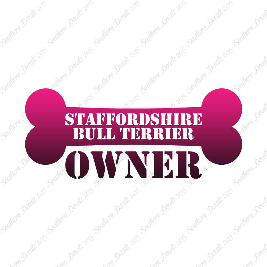 Staffordshire Bull Terrier Dog Owner Bon