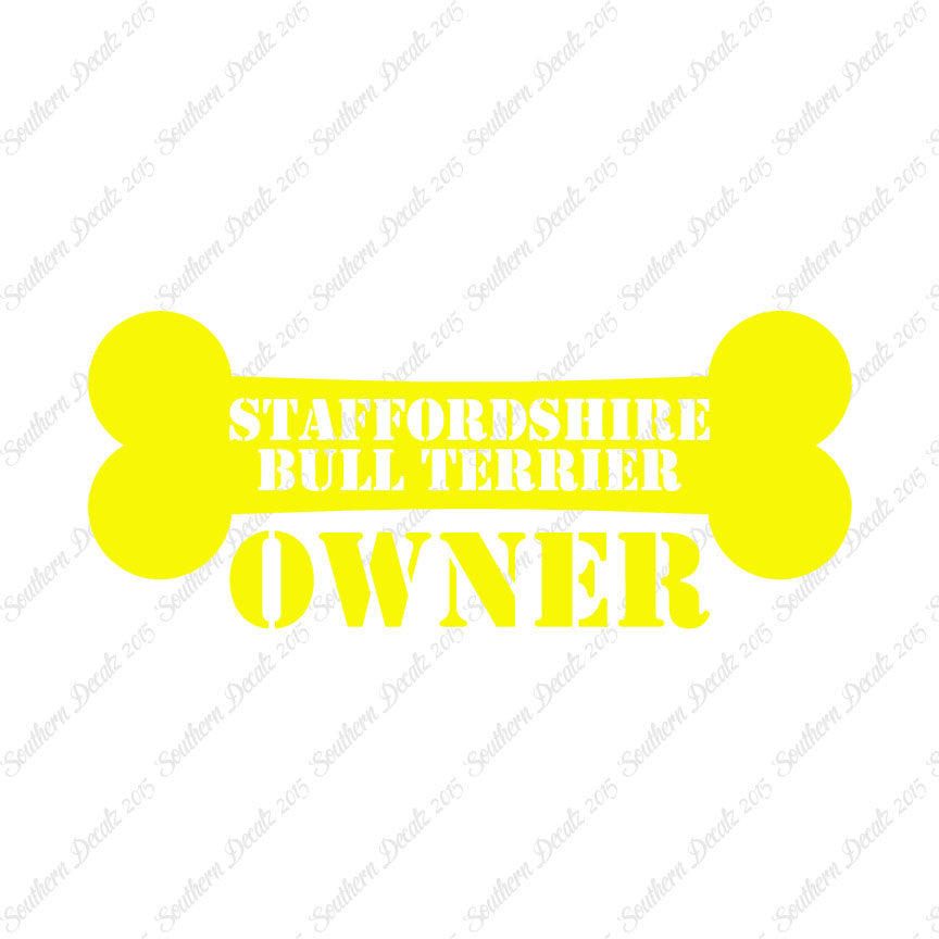 Staffordshire Bull Terrier Dog Owner Bon