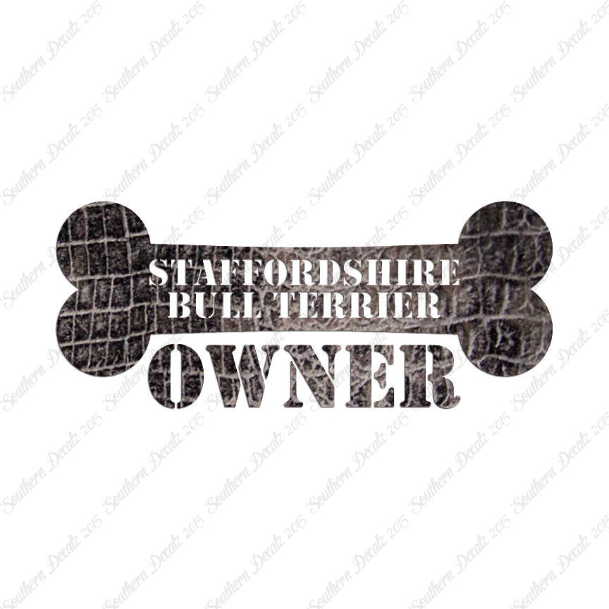 Staffordshire Bull Terrier Dog Owner Bon