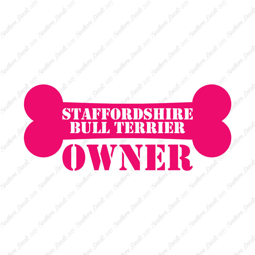 Staffordshire Bull Terrier Dog Owner Bon