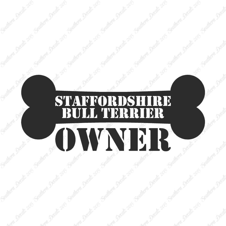 Staffordshire Bull Terrier Dog Owner Bon