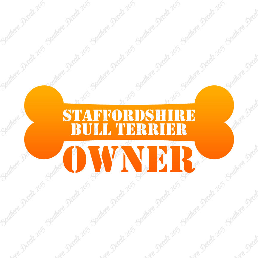 Staffordshire Bull Terrier Dog Owner Bon