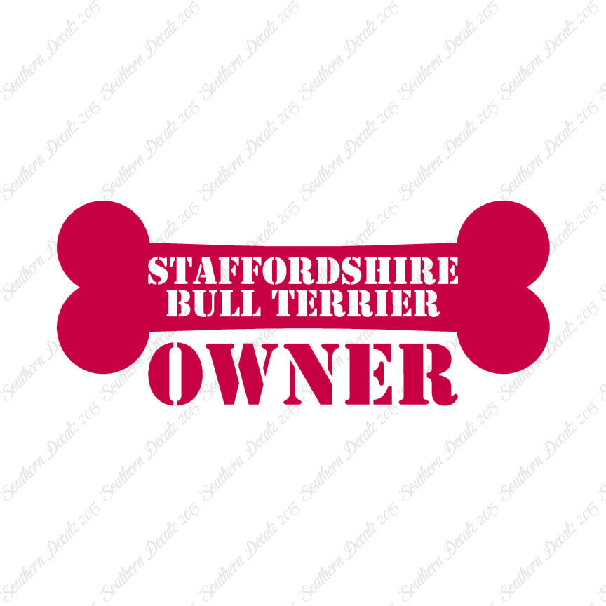 Staffordshire Bull Terrier Dog Owner Bon