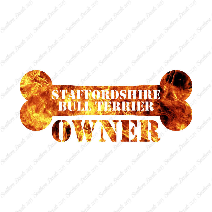 Staffordshire Bull Terrier Dog Owner Bon