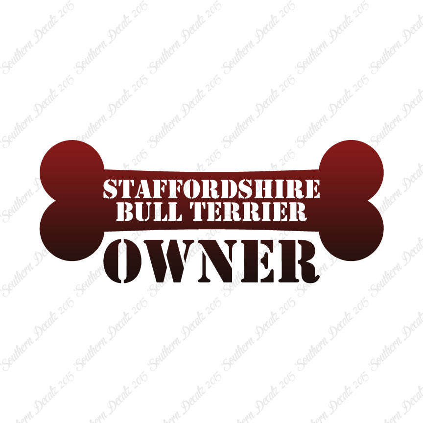 Staffordshire Bull Terrier Dog Owner Bon