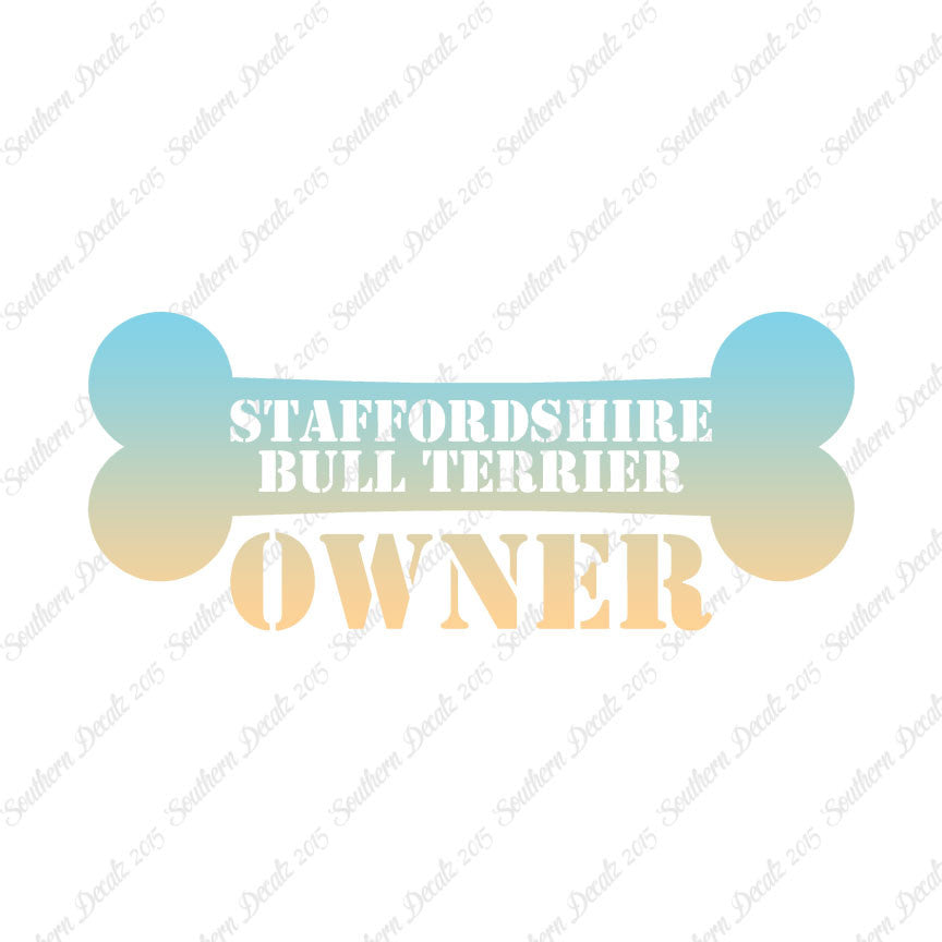 Staffordshire Bull Terrier Dog Owner Bon