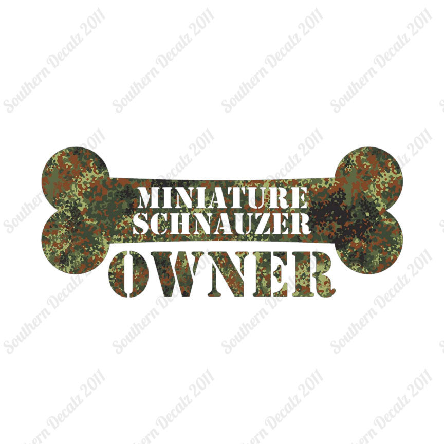 Miniature Schnauzer Dog Owner Bone