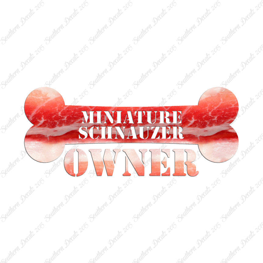 Miniature Schnauzer Dog Owner Bone
