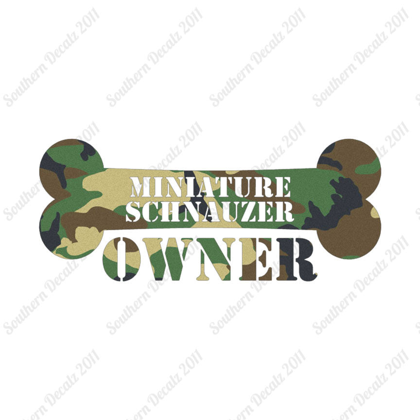 Miniature Schnauzer Dog Owner Bone