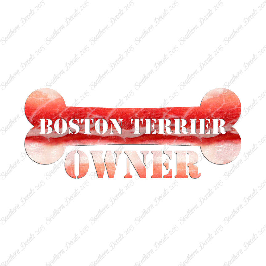 Boston Terrier Dog Owner Bone