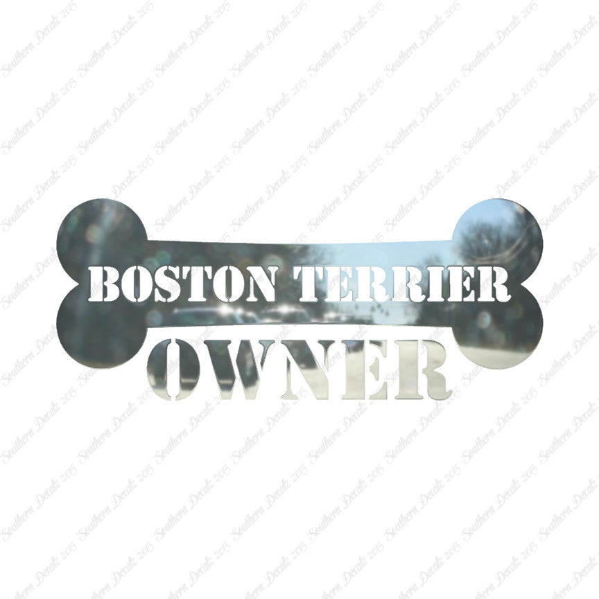 Boston Terrier Dog Owner Bone