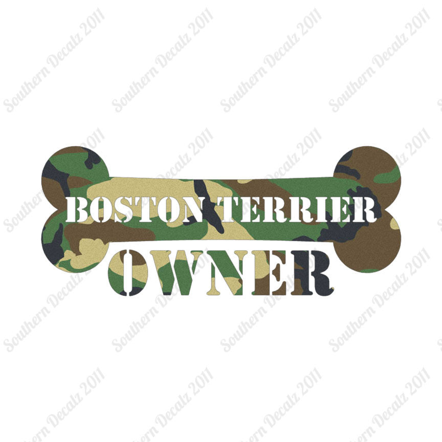 Boston Terrier Dog Owner Bone