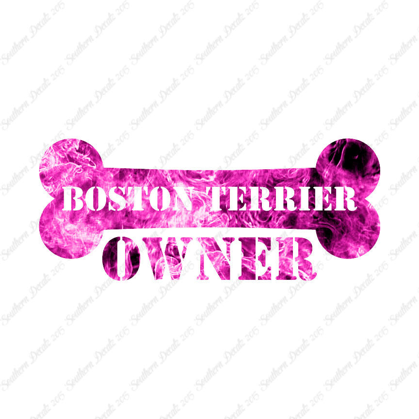 Boston Terrier Dog Owner Bone