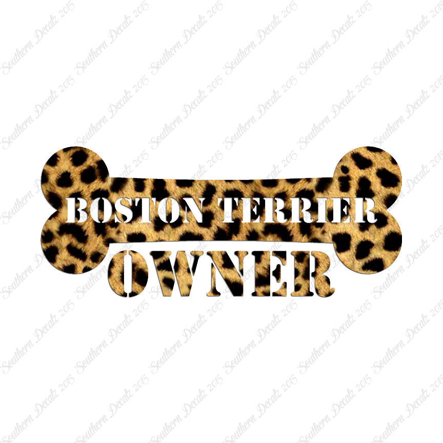 Boston Terrier Dog Owner Bone