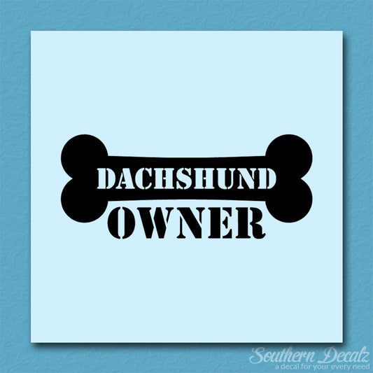 Dachshund Dog Owner Bone