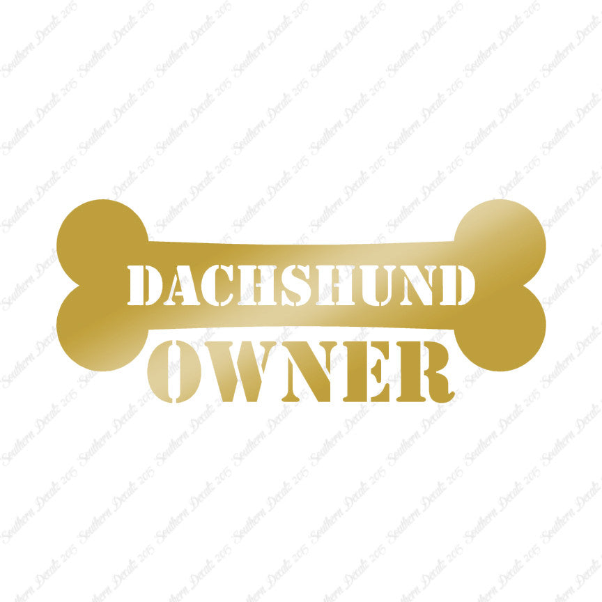 Dachshund Dog Owner Bone