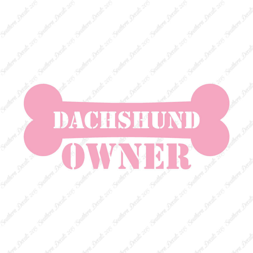 Dachshund Dog Owner Bone