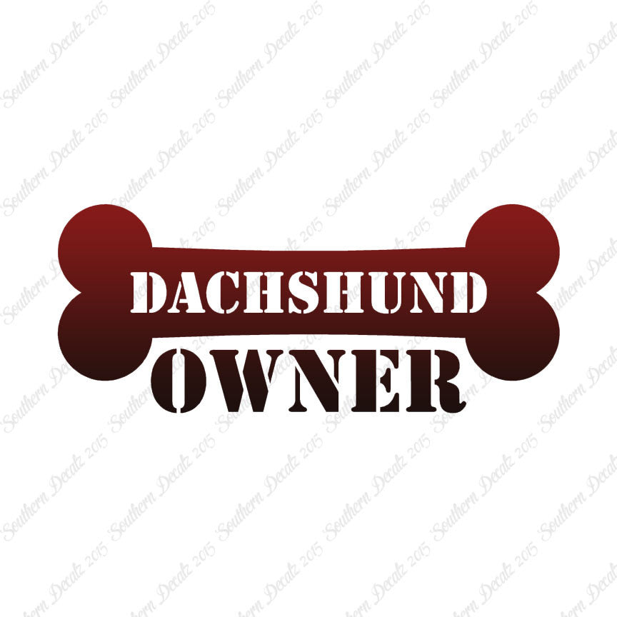 Dachshund Dog Owner Bone