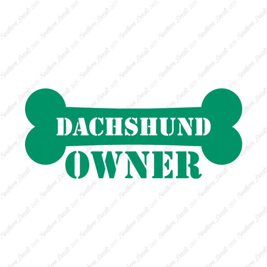 Dachshund Dog Owner Bone