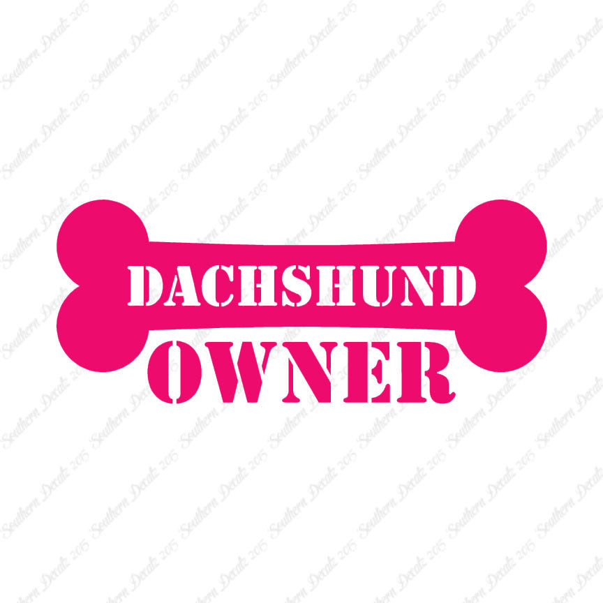Dachshund Dog Owner Bone