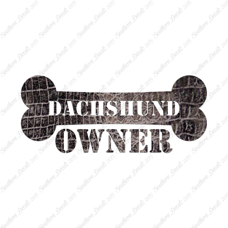 Dachshund Dog Owner Bone