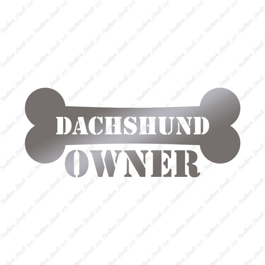 Dachshund Dog Owner Bone
