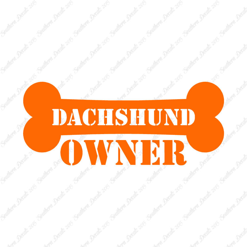 Dachshund Dog Owner Bone