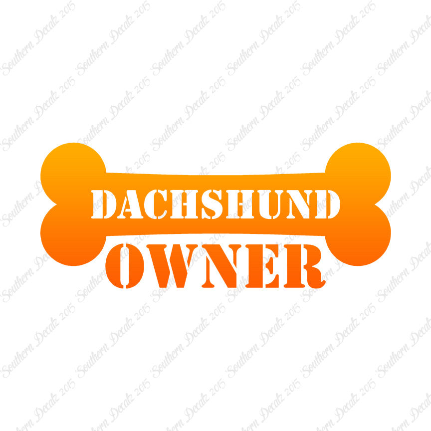 Dachshund Dog Owner Bone