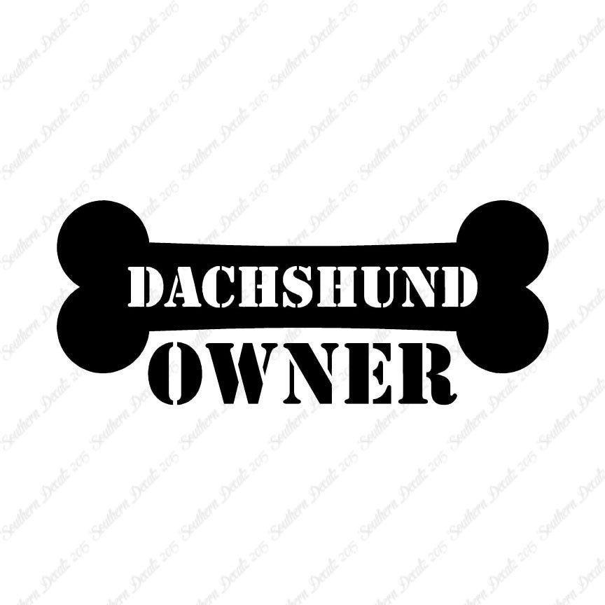 Dachshund Dog Owner Bone