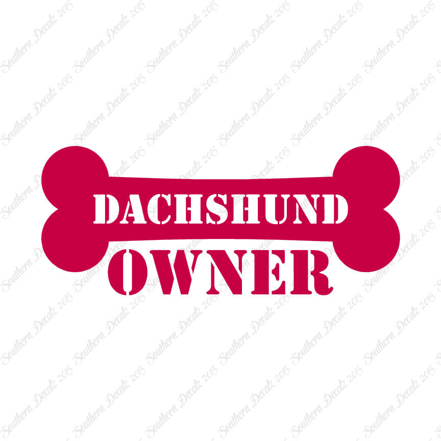 Dachshund Dog Owner Bone