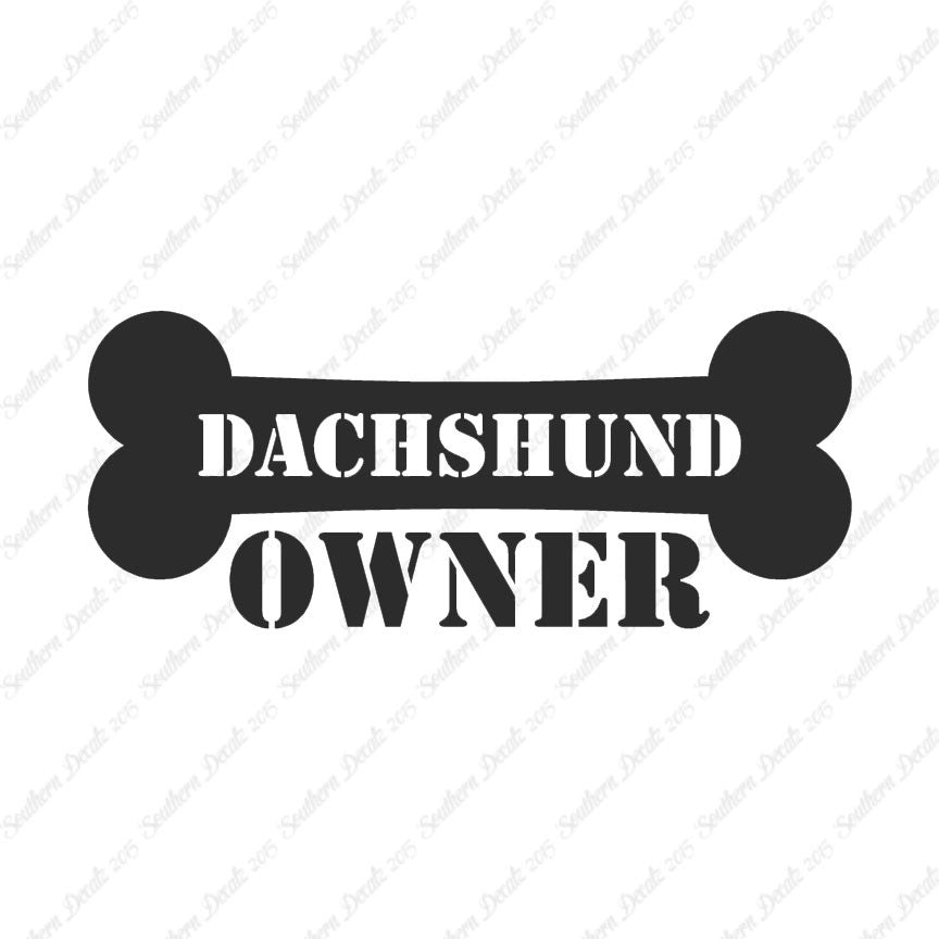 Dachshund Dog Owner Bone