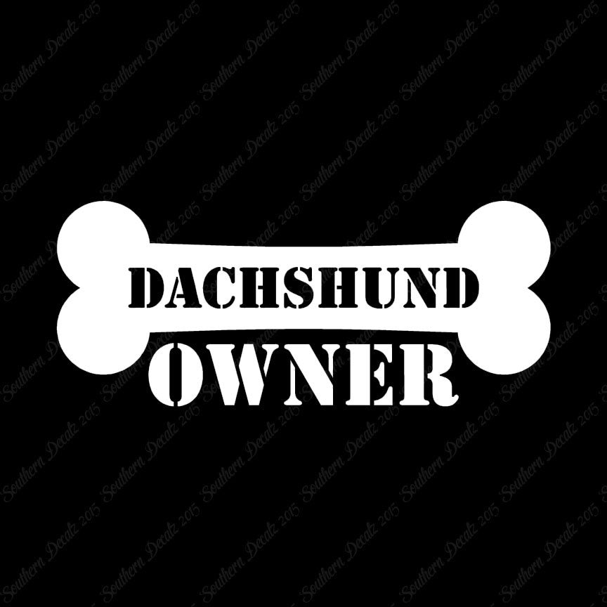 Dachshund Dog Owner Bone
