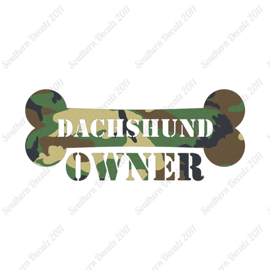 Dachshund Dog Owner Bone
