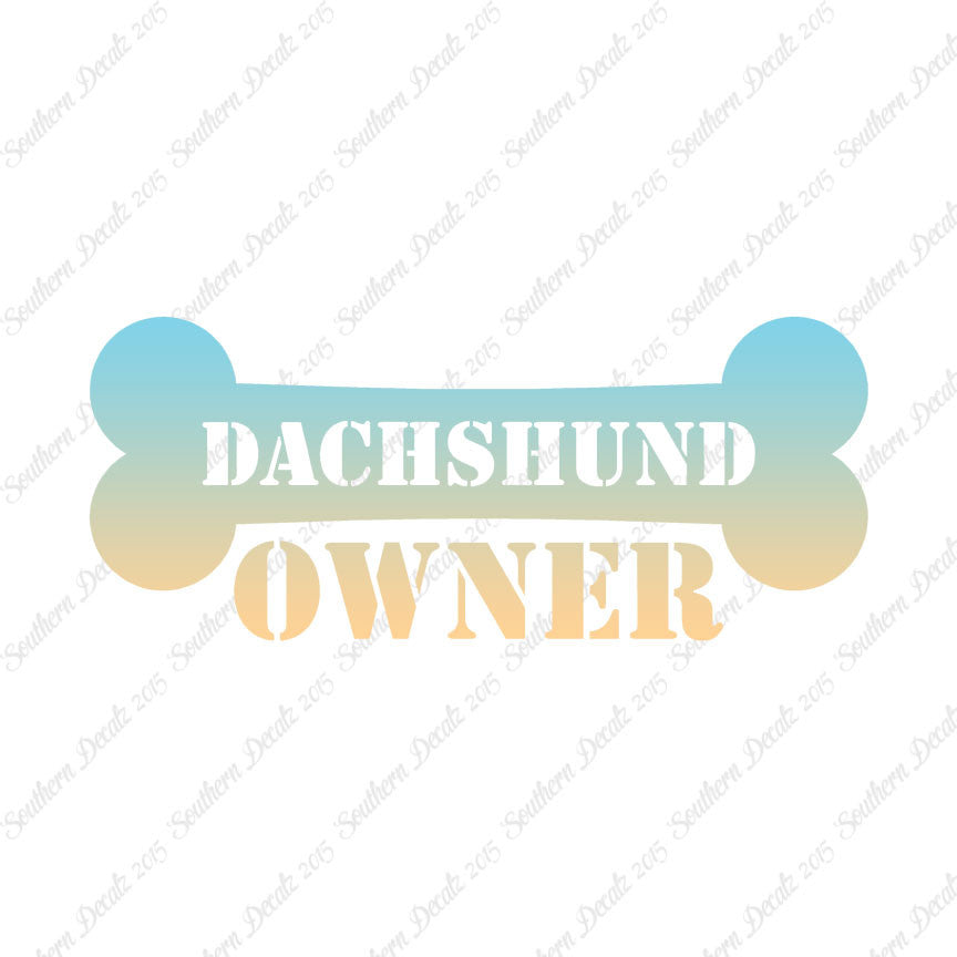 Dachshund Dog Owner Bone