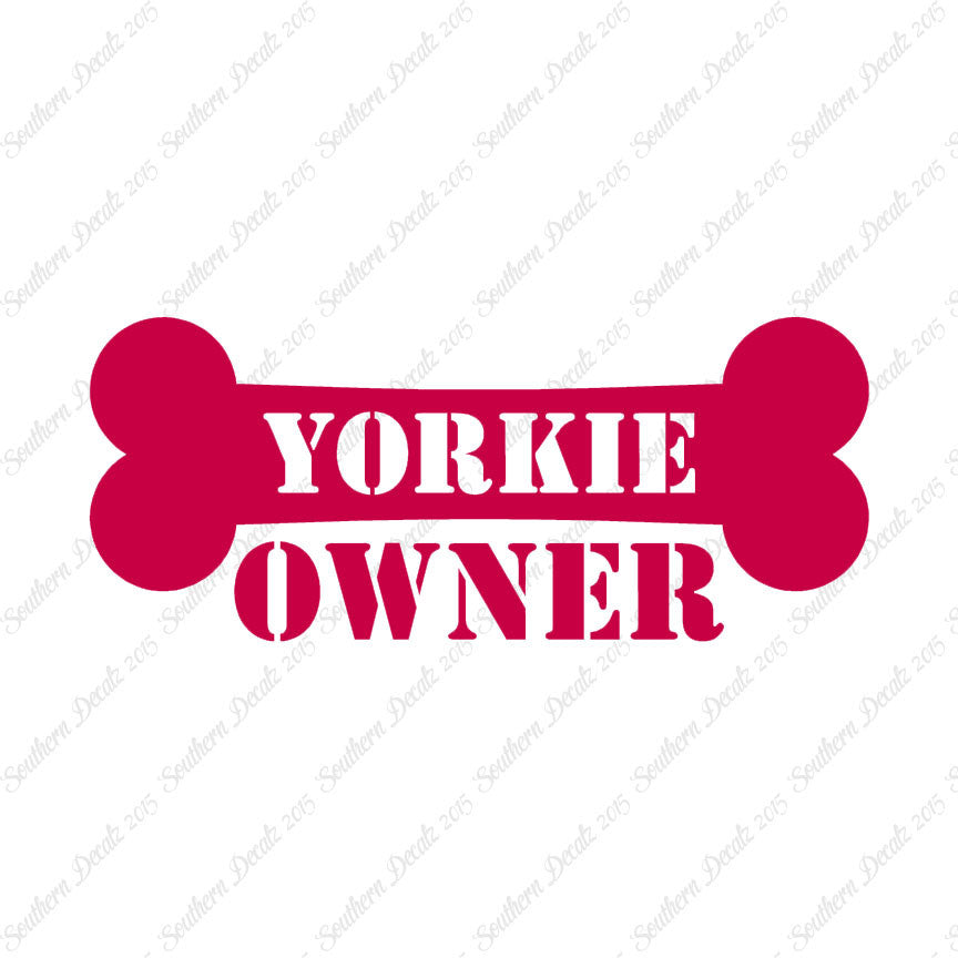 Yorkie Dog Owner Bone Yorkshire Terrier