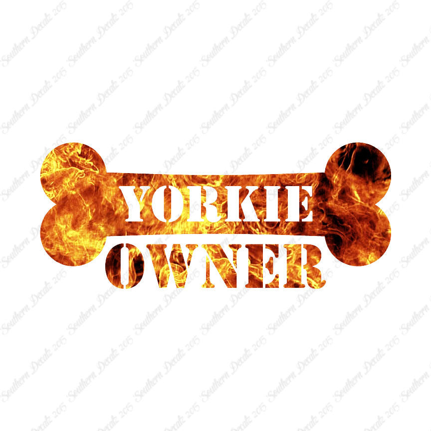 Yorkie Dog Owner Bone Yorkshire Terrier