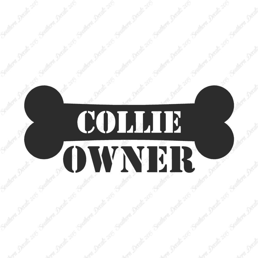 Collie Dog Owner Bone