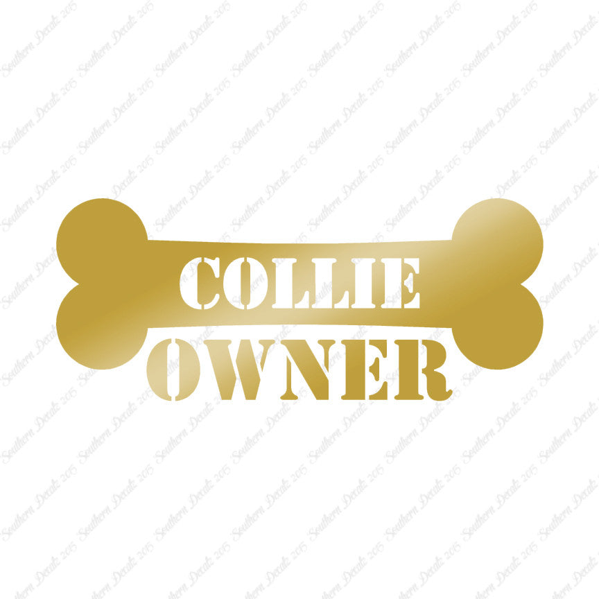 Collie Dog Owner Bone
