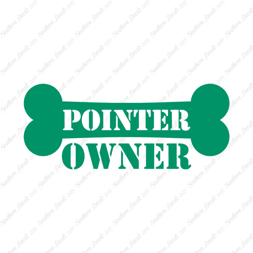 Pointer Dog Owner Bone