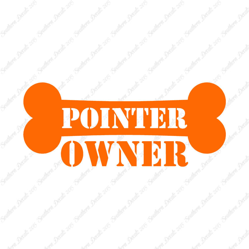 Pointer Dog Owner Bone