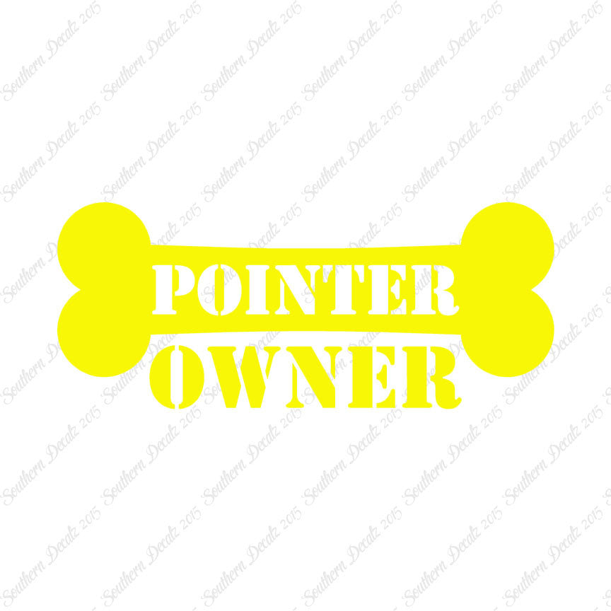 Pointer Dog Owner Bone